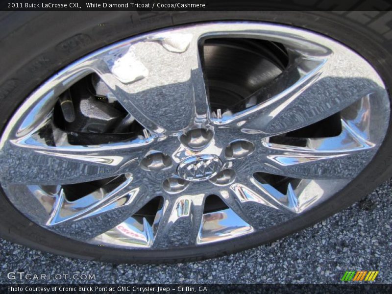 White Diamond Tricoat / Cocoa/Cashmere 2011 Buick LaCrosse CXL