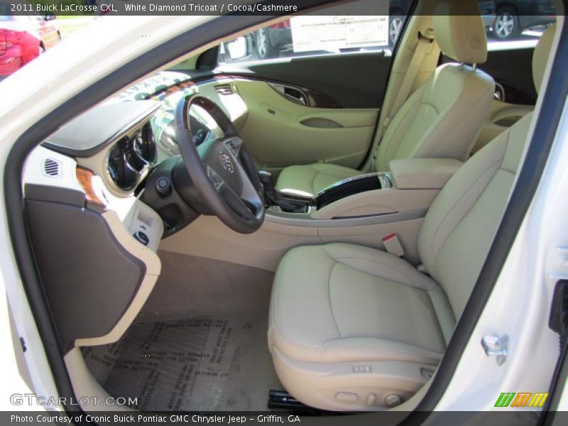 White Diamond Tricoat / Cocoa/Cashmere 2011 Buick LaCrosse CXL