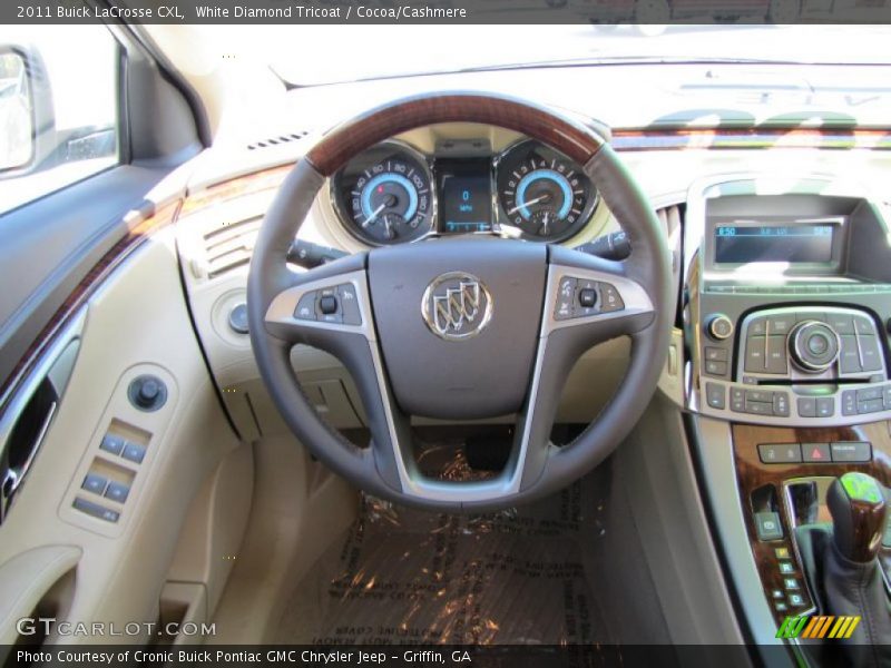 White Diamond Tricoat / Cocoa/Cashmere 2011 Buick LaCrosse CXL