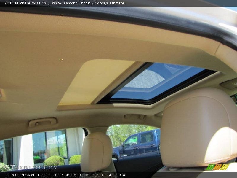 White Diamond Tricoat / Cocoa/Cashmere 2011 Buick LaCrosse CXL