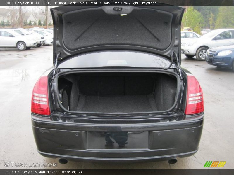 Brilliant Black Crystal Pearl / Dark Slate Gray/Light Graystone 2006 Chrysler 300 C SRT8