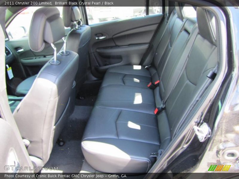 Brilliant Black Crystal Pearl / Black 2011 Chrysler 200 Limited