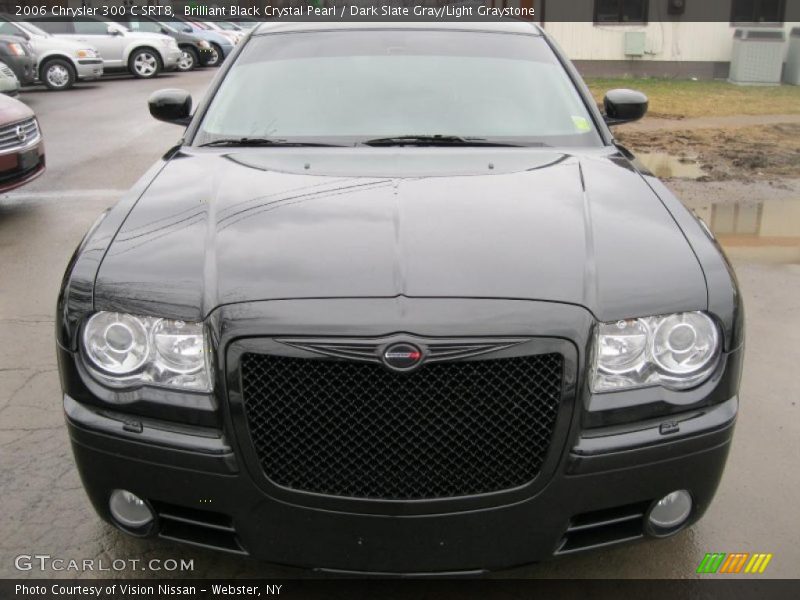 Brilliant Black Crystal Pearl / Dark Slate Gray/Light Graystone 2006 Chrysler 300 C SRT8