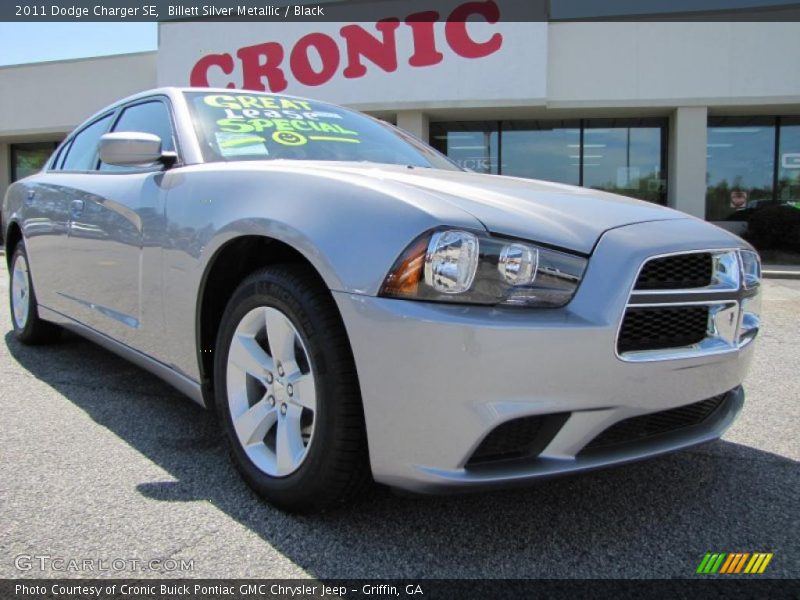 Billett Silver Metallic / Black 2011 Dodge Charger SE