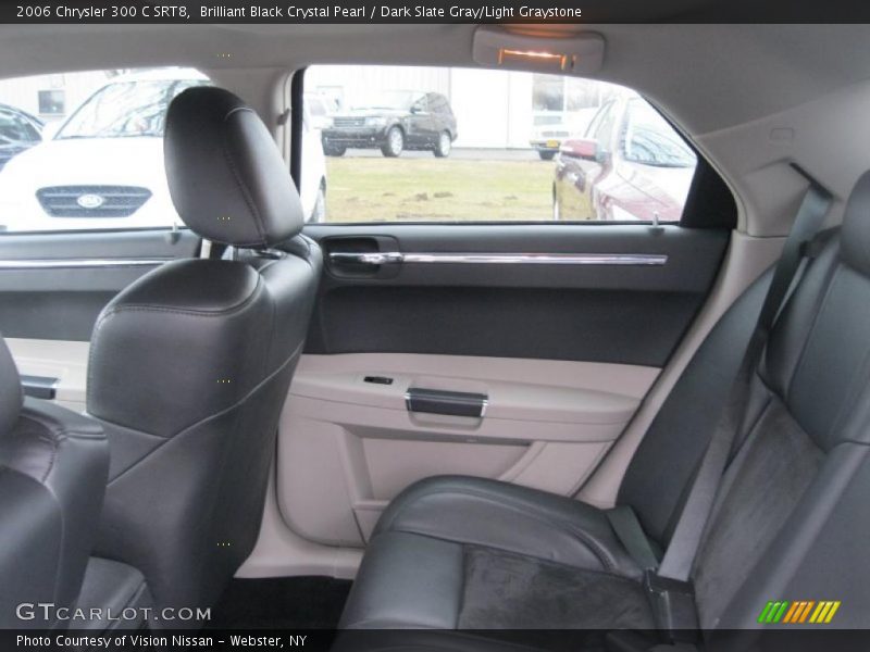 Brilliant Black Crystal Pearl / Dark Slate Gray/Light Graystone 2006 Chrysler 300 C SRT8