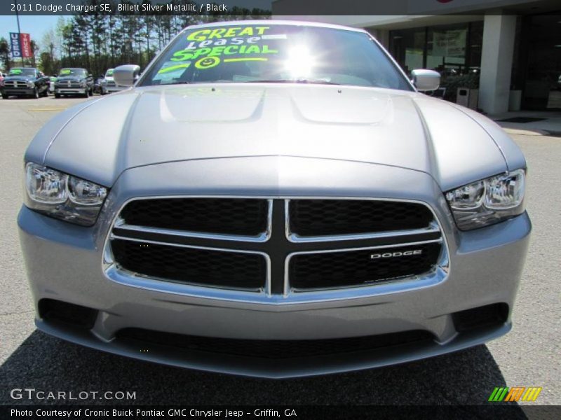 Billett Silver Metallic / Black 2011 Dodge Charger SE