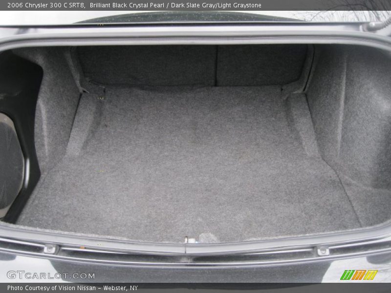 Brilliant Black Crystal Pearl / Dark Slate Gray/Light Graystone 2006 Chrysler 300 C SRT8