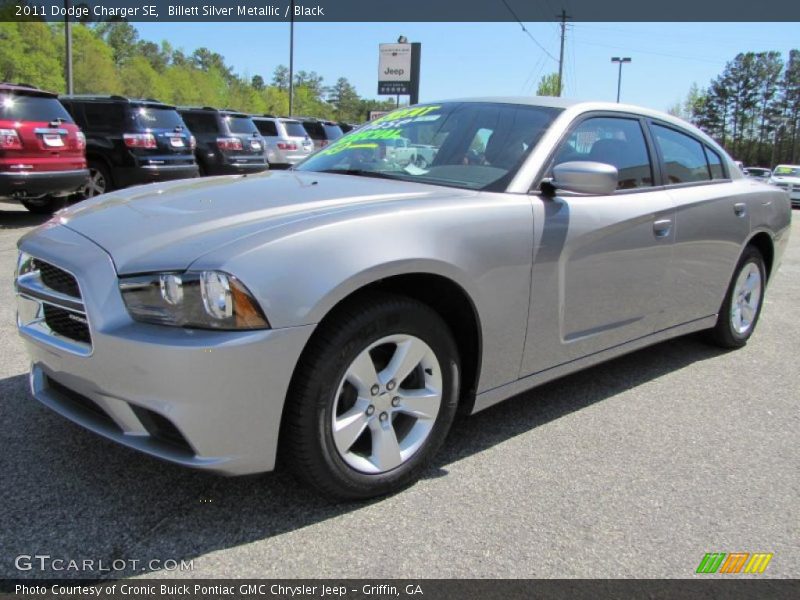 Billett Silver Metallic / Black 2011 Dodge Charger SE