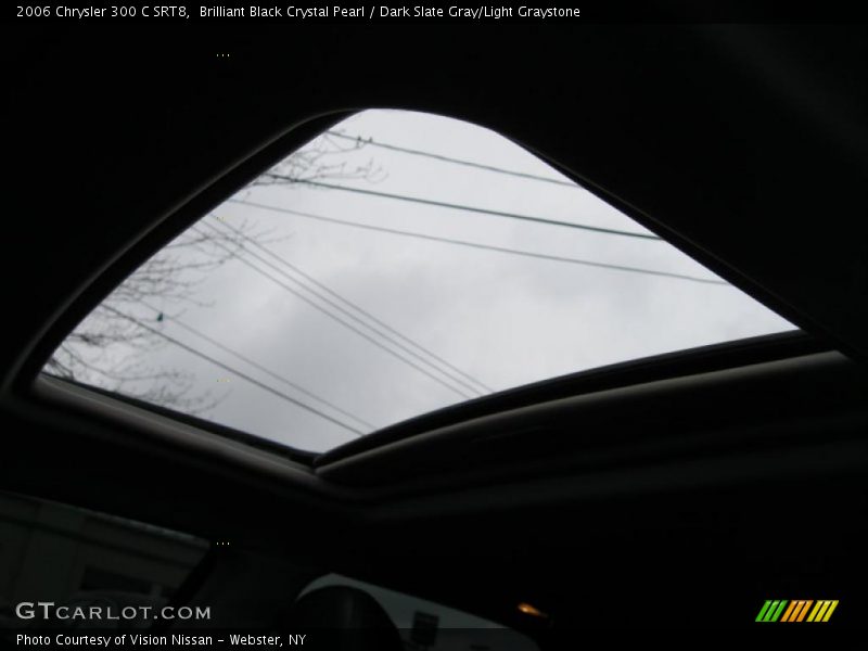 Brilliant Black Crystal Pearl / Dark Slate Gray/Light Graystone 2006 Chrysler 300 C SRT8