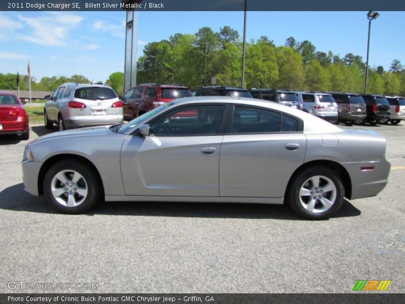Billett Silver Metallic / Black 2011 Dodge Charger SE