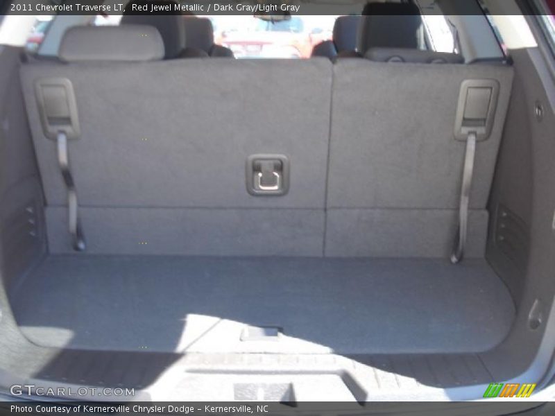 Red Jewel Metallic / Dark Gray/Light Gray 2011 Chevrolet Traverse LT