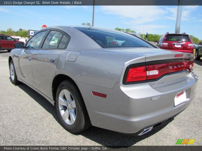 Billett Silver Metallic / Black 2011 Dodge Charger SE