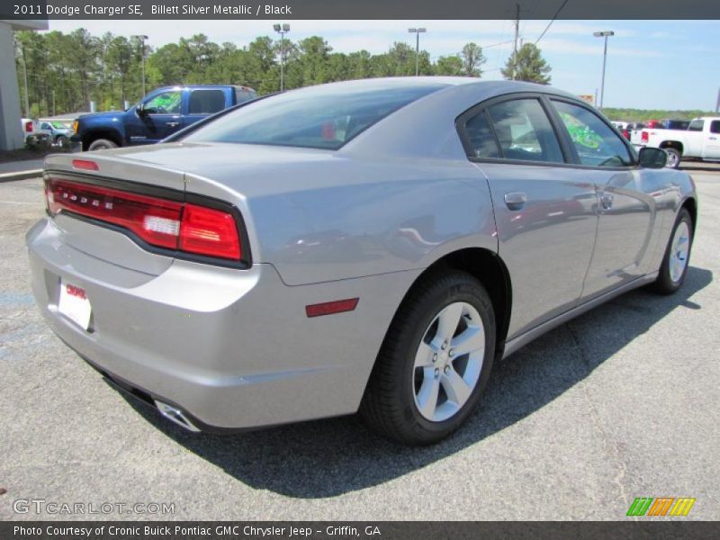 Billett Silver Metallic / Black 2011 Dodge Charger SE