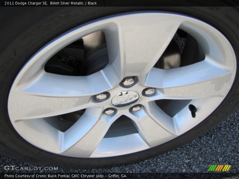 Billett Silver Metallic / Black 2011 Dodge Charger SE