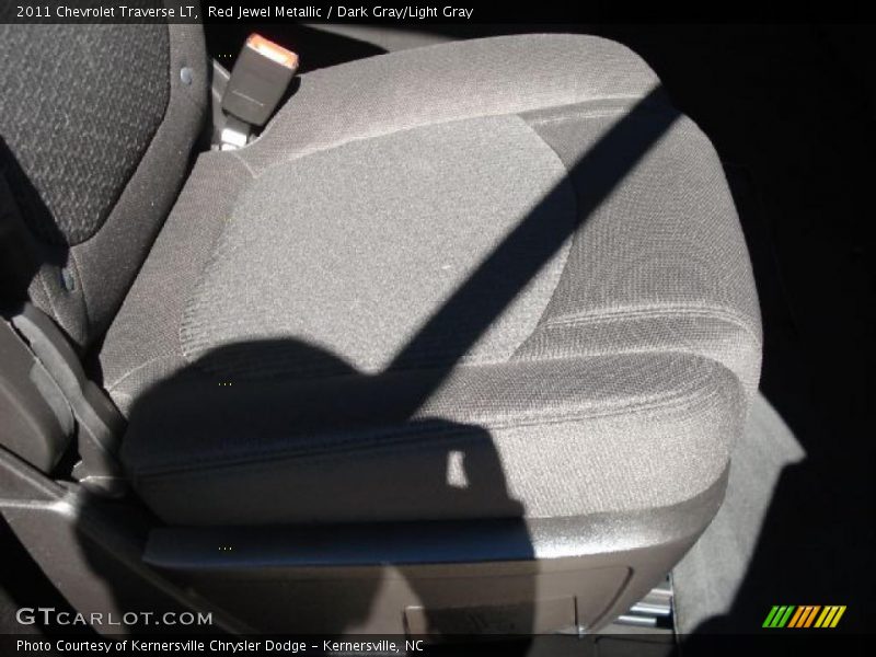 Red Jewel Metallic / Dark Gray/Light Gray 2011 Chevrolet Traverse LT
