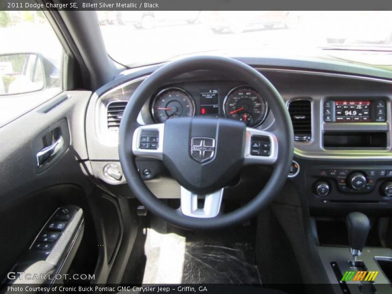 Billett Silver Metallic / Black 2011 Dodge Charger SE