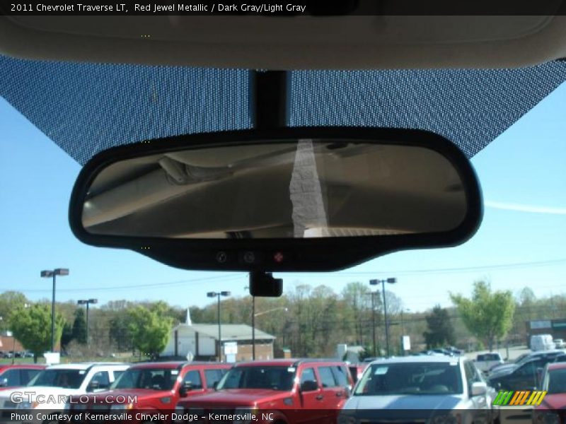 Red Jewel Metallic / Dark Gray/Light Gray 2011 Chevrolet Traverse LT