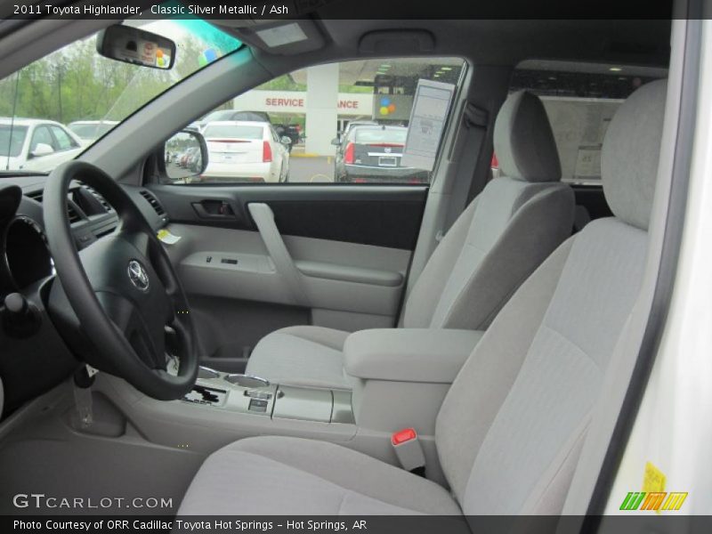  2011 Highlander  Ash Interior
