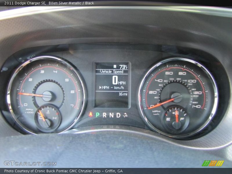 Billett Silver Metallic / Black 2011 Dodge Charger SE