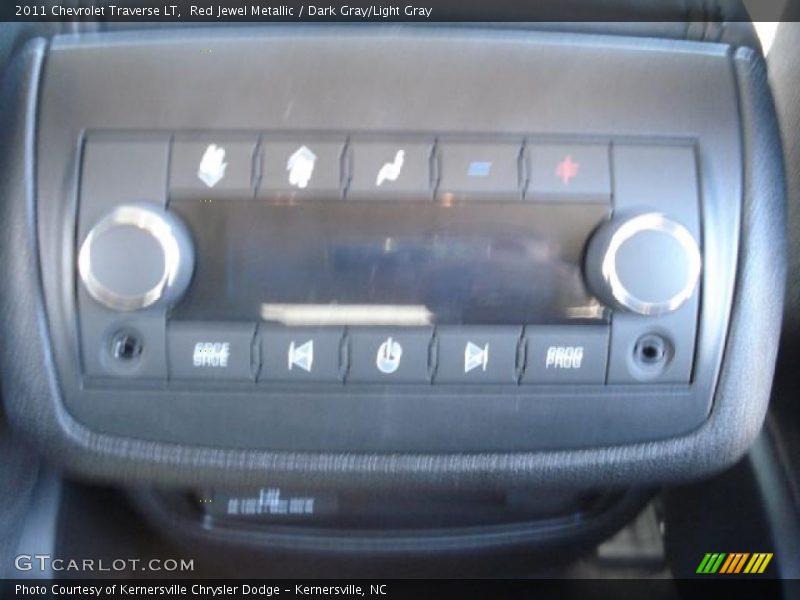 Red Jewel Metallic / Dark Gray/Light Gray 2011 Chevrolet Traverse LT