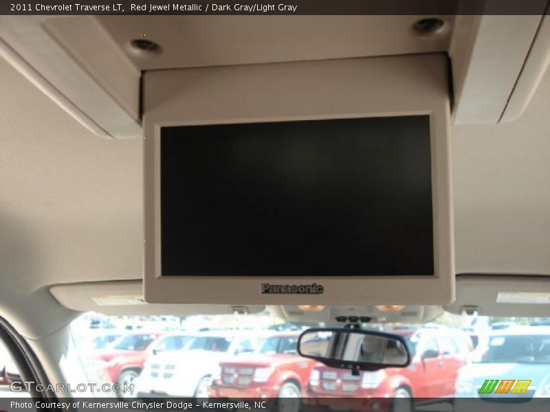 Red Jewel Metallic / Dark Gray/Light Gray 2011 Chevrolet Traverse LT