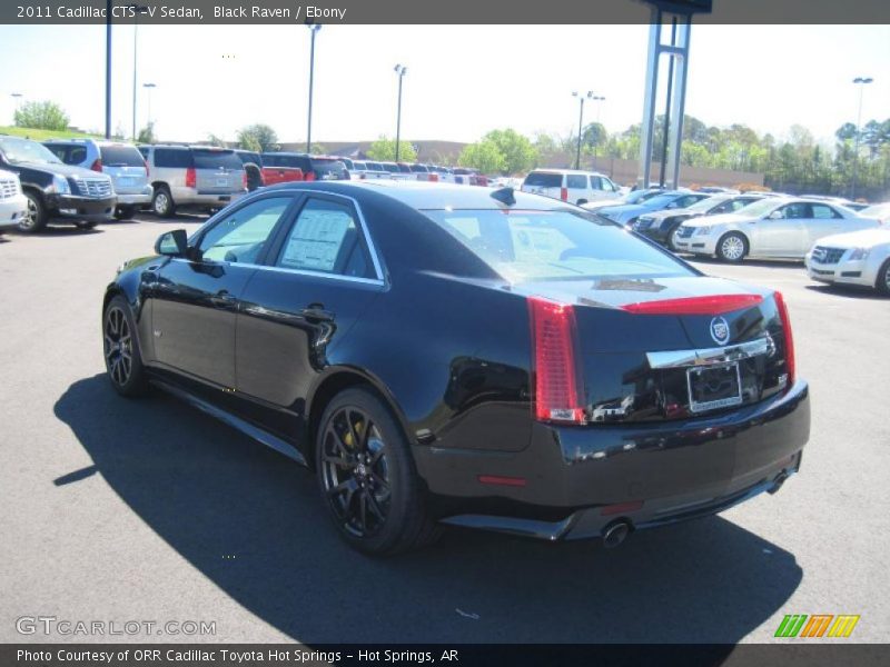 Black Raven / Ebony 2011 Cadillac CTS -V Sedan