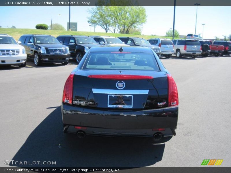 Black Raven / Ebony 2011 Cadillac CTS -V Sedan