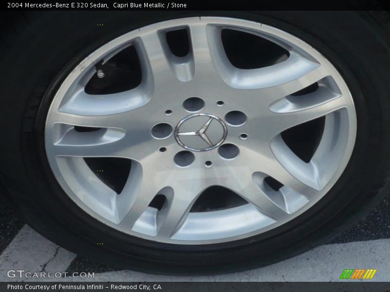 Capri Blue Metallic / Stone 2004 Mercedes-Benz E 320 Sedan