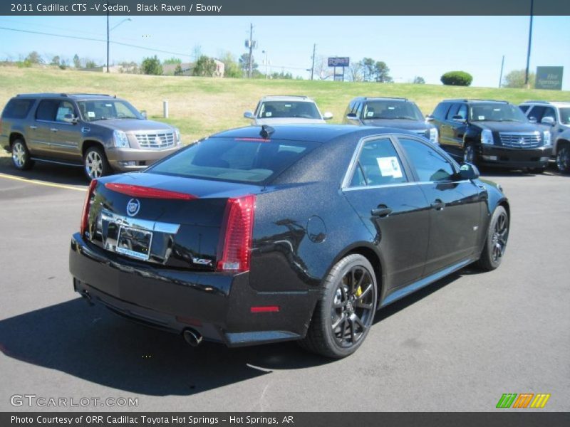 Black Raven / Ebony 2011 Cadillac CTS -V Sedan
