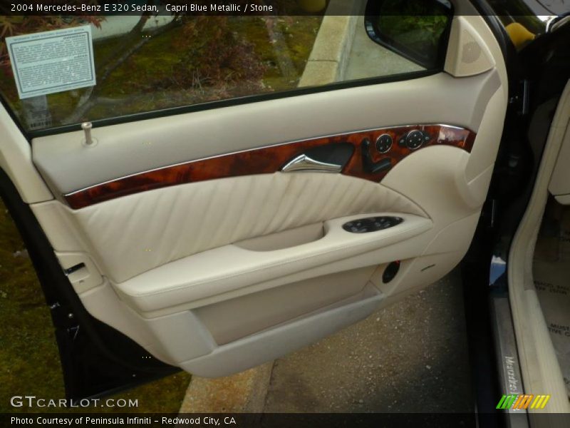 Capri Blue Metallic / Stone 2004 Mercedes-Benz E 320 Sedan
