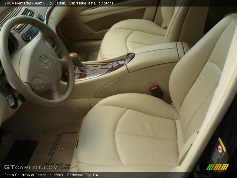 Capri Blue Metallic / Stone 2004 Mercedes-Benz E 320 Sedan