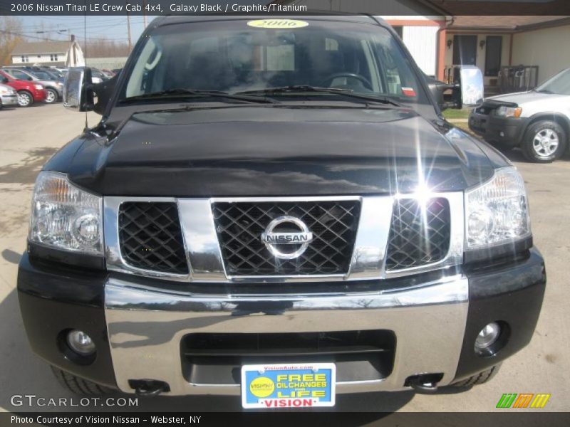 Galaxy Black / Graphite/Titanium 2006 Nissan Titan LE Crew Cab 4x4