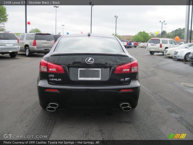  2008 IS F Obsidian Black