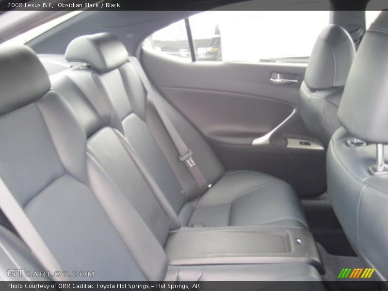 Obsidian Black / Black 2008 Lexus IS F