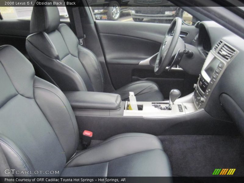 Obsidian Black / Black 2008 Lexus IS F