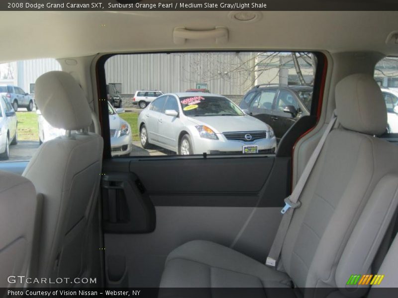Sunburst Orange Pearl / Medium Slate Gray/Light Shale 2008 Dodge Grand Caravan SXT