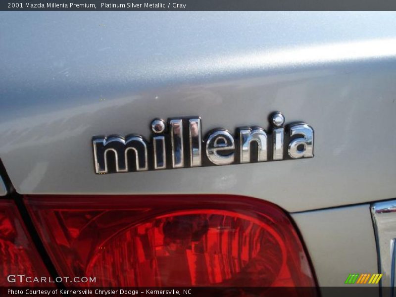 Platinum Silver Metallic / Gray 2001 Mazda Millenia Premium