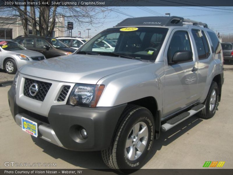 Silver Lightning / Graphite/Steel 2009 Nissan Xterra S 4x4