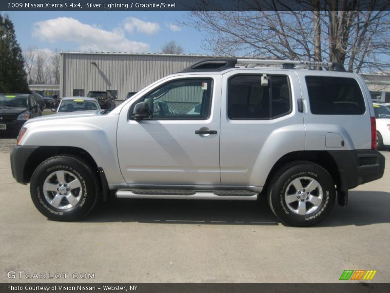 Silver Lightning / Graphite/Steel 2009 Nissan Xterra S 4x4