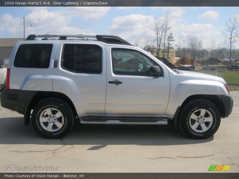 Silver Lightning / Graphite/Steel 2009 Nissan Xterra S 4x4