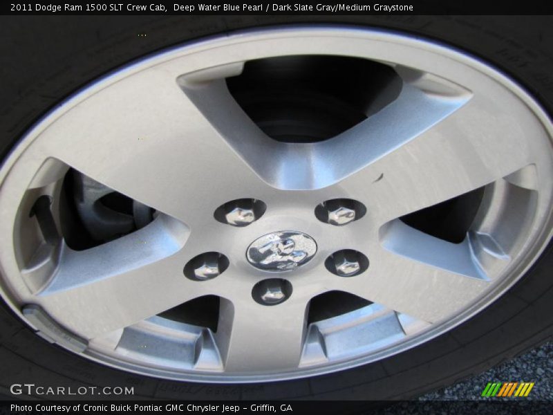 Deep Water Blue Pearl / Dark Slate Gray/Medium Graystone 2011 Dodge Ram 1500 SLT Crew Cab