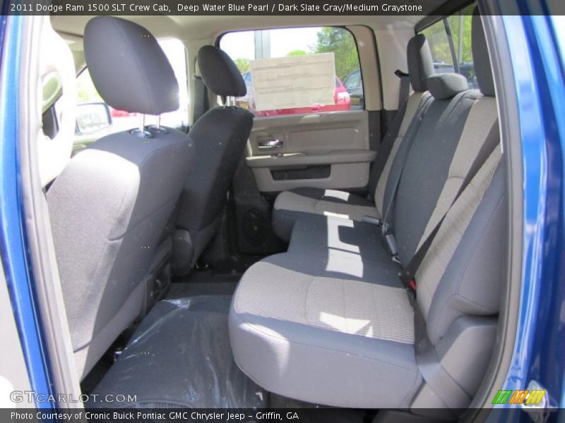 Deep Water Blue Pearl / Dark Slate Gray/Medium Graystone 2011 Dodge Ram 1500 SLT Crew Cab