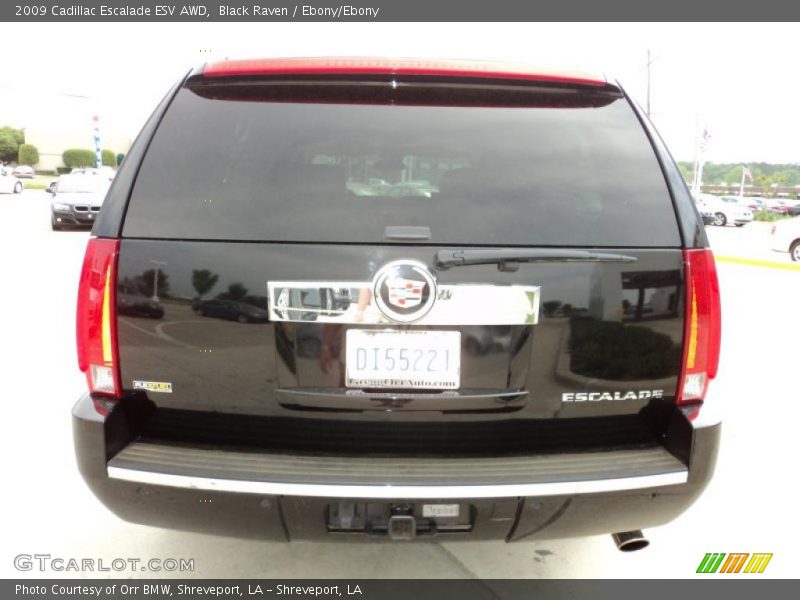 Black Raven / Ebony/Ebony 2009 Cadillac Escalade ESV AWD