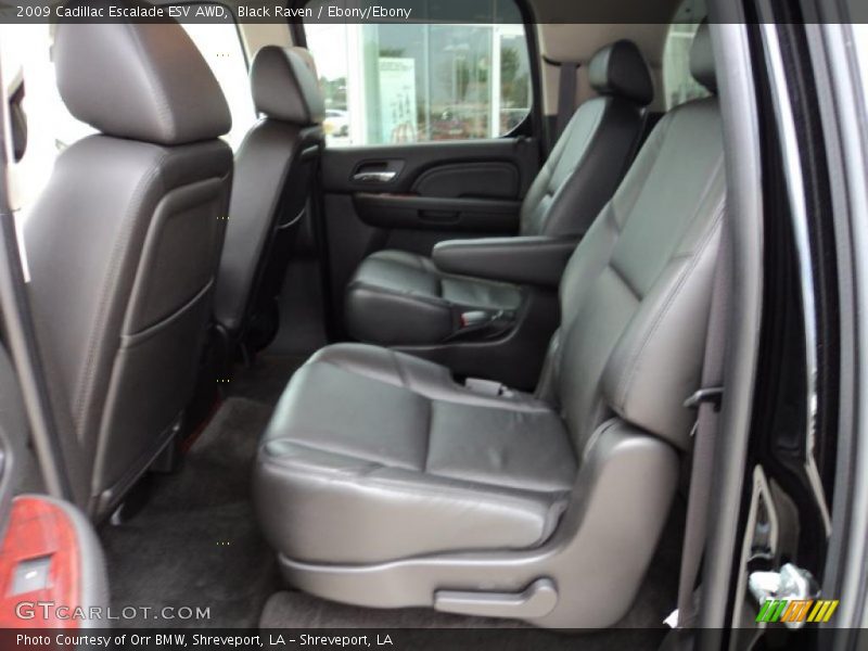 Black Raven / Ebony/Ebony 2009 Cadillac Escalade ESV AWD