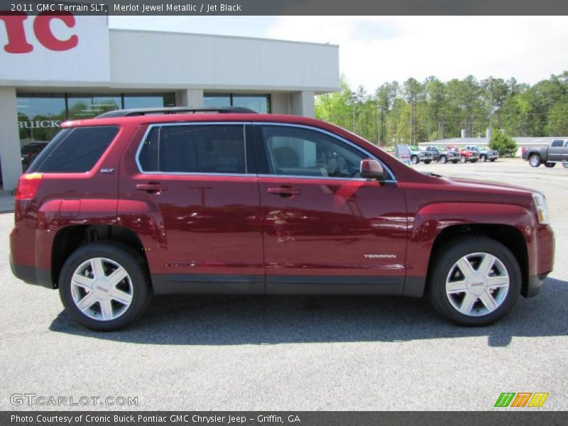 Merlot Jewel Metallic / Jet Black 2011 GMC Terrain SLT