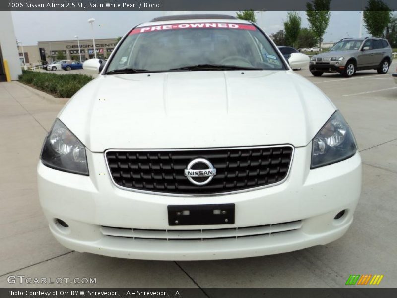 Satin White Pearl / Blond 2006 Nissan Altima 2.5 SL