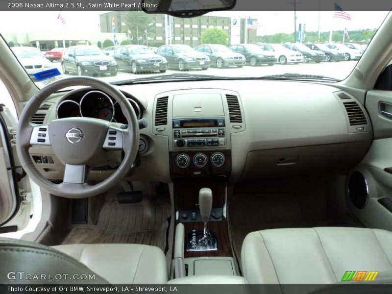 Satin White Pearl / Blond 2006 Nissan Altima 2.5 SL