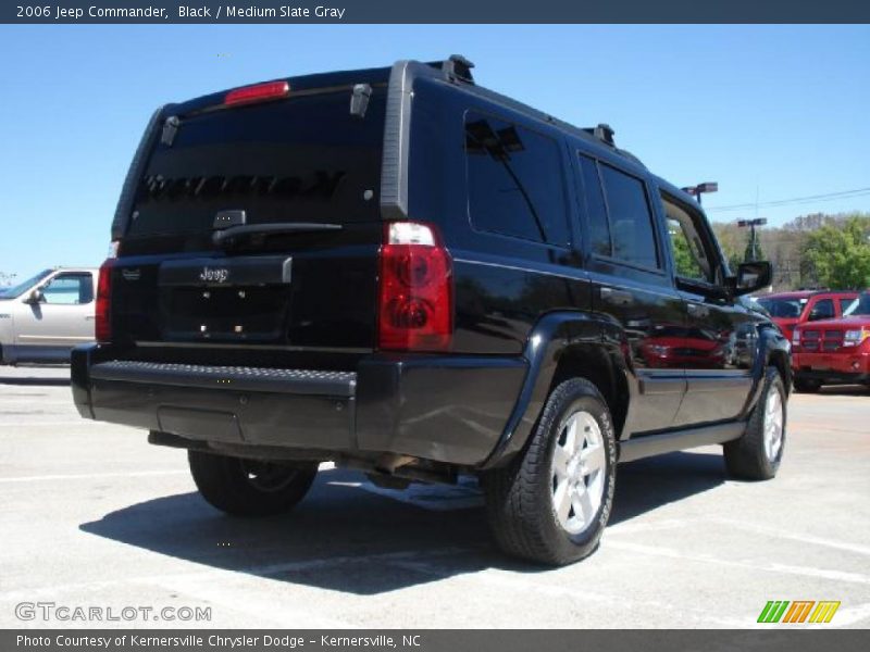 Black / Medium Slate Gray 2006 Jeep Commander