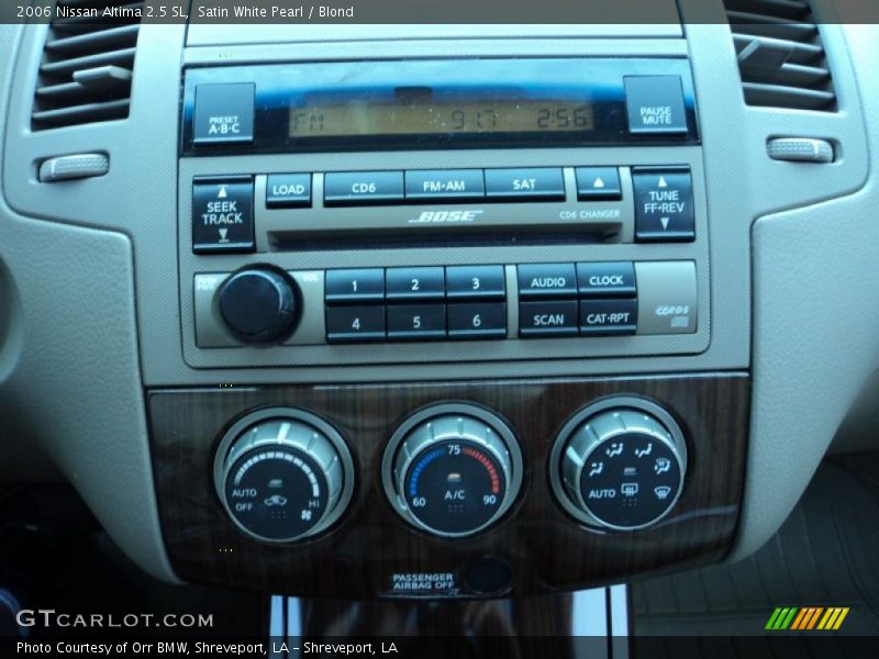 Satin White Pearl / Blond 2006 Nissan Altima 2.5 SL