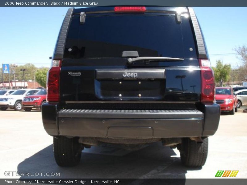 Black / Medium Slate Gray 2006 Jeep Commander
